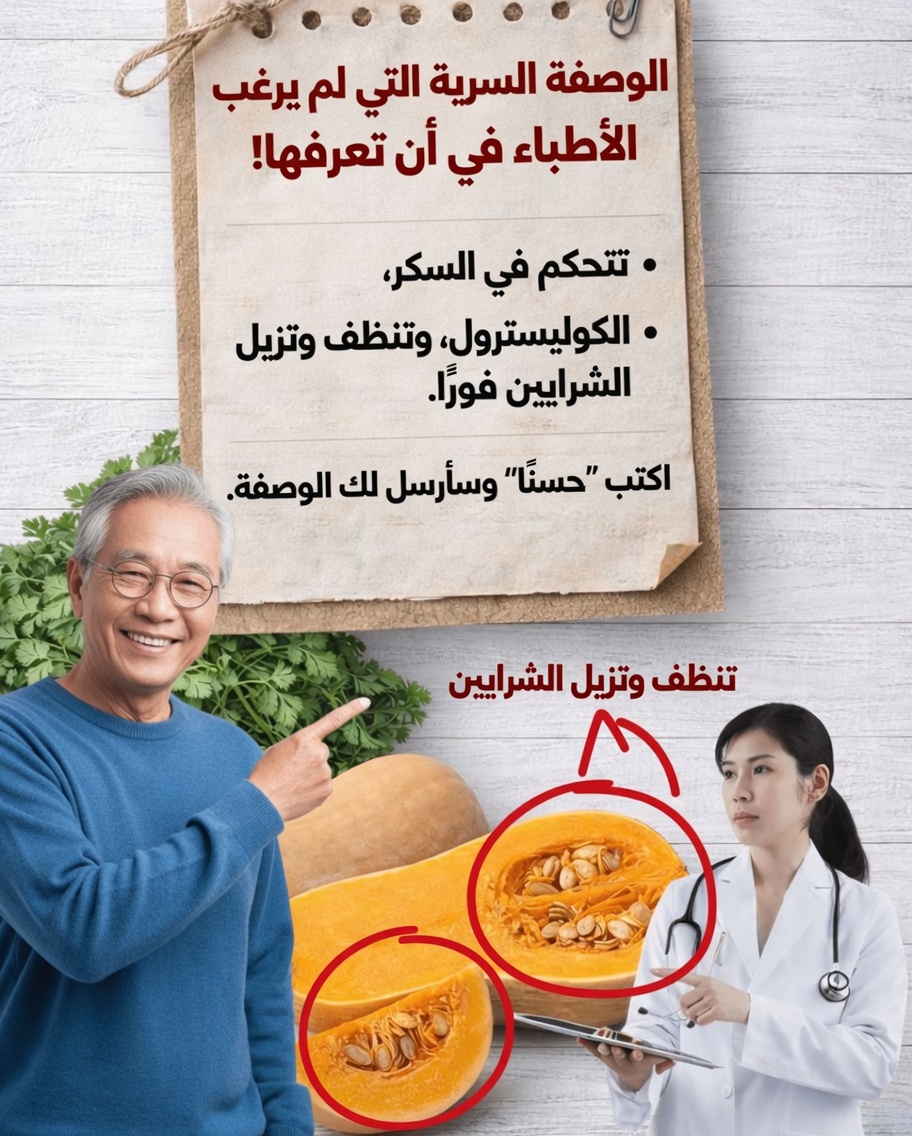 وصفات منزلية بالقرع لارتفاع سكر الدم والكوليسترول وصحة الشرايين