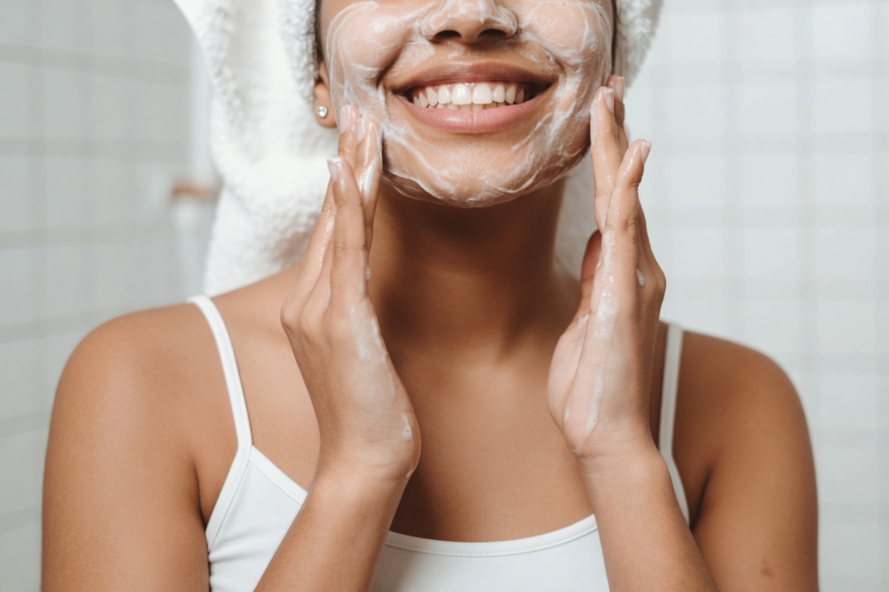 منظف طبيعي منزلي للوجه يفتح ويعالج ويحوّل بشرتك — مباشرة من مطبخك