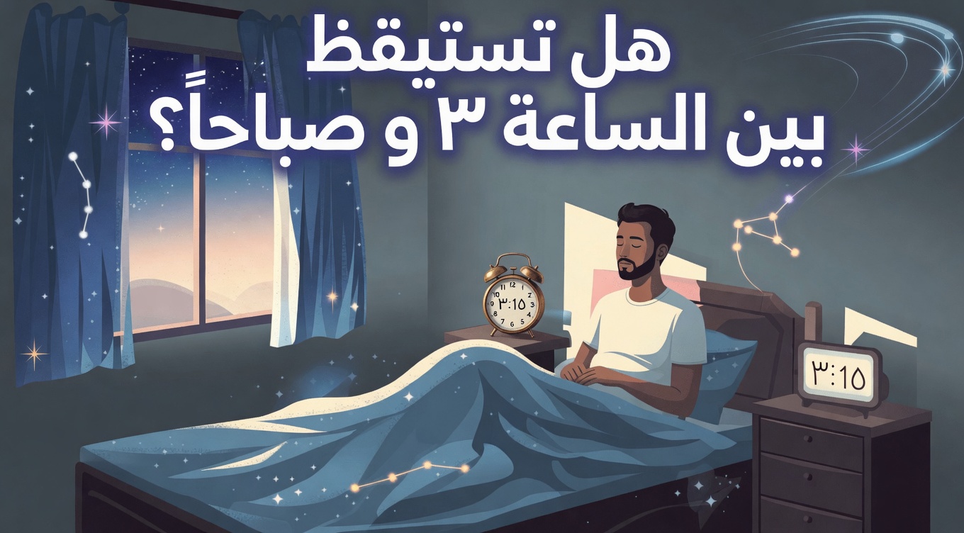 لماذا تستيقظ بين الساعة 3 و5 صباحًا كل ليلة؟ استكشاف الأسباب واستراتيجيات عملية للنوم