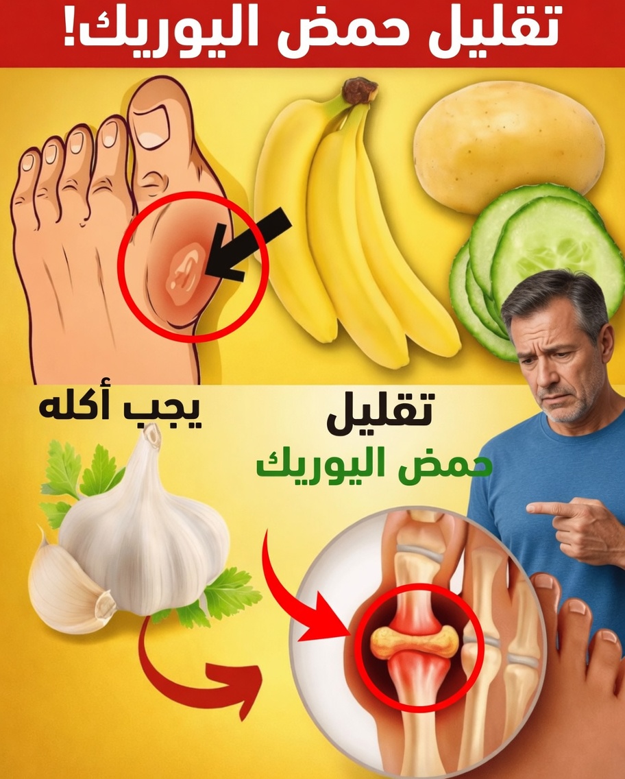 اكتشف 10 أطعمة يومية قد تساعد في خفض مستويات حمض اليوريك