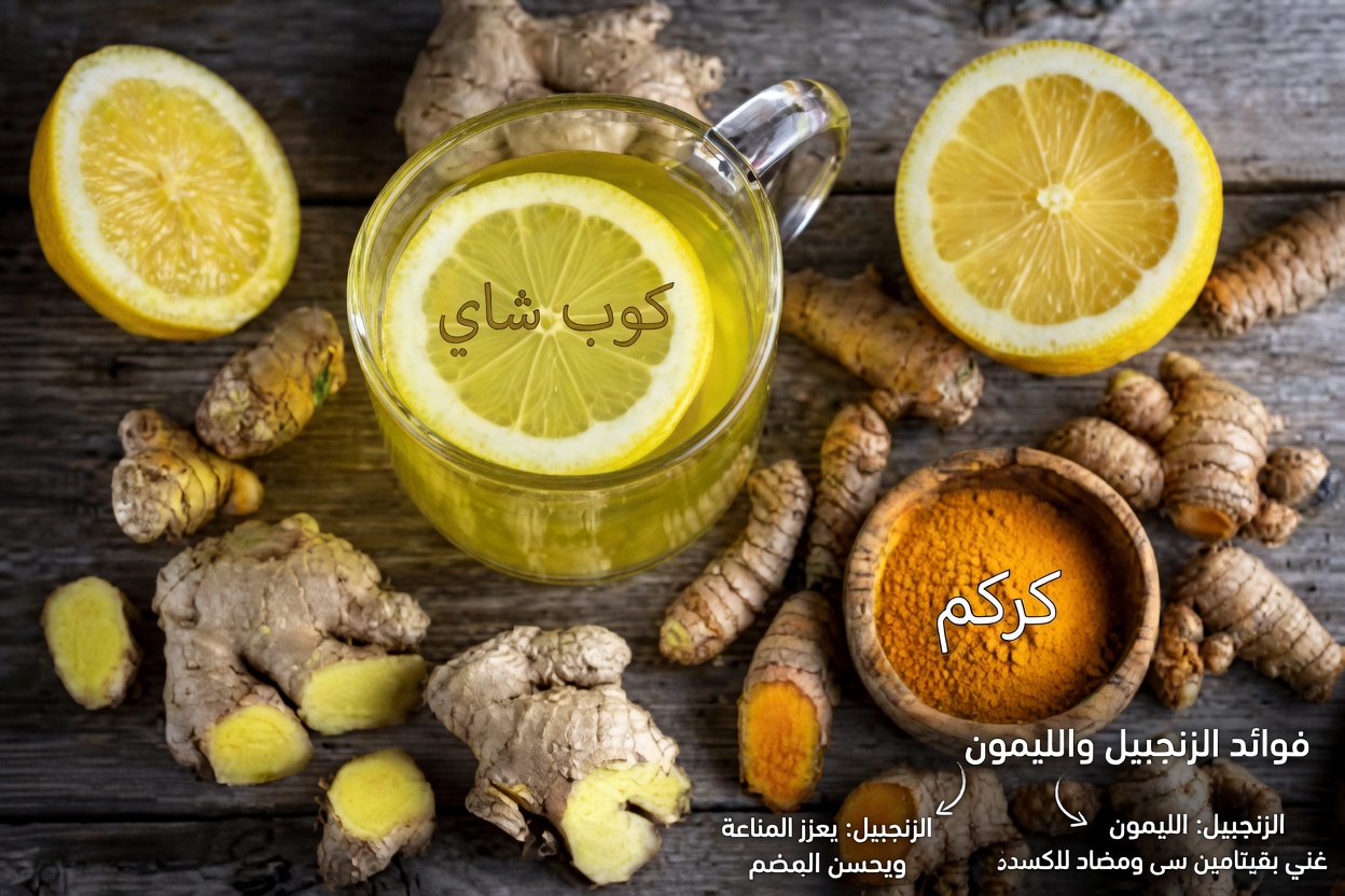 أنعش كليتيك وكبدك ورئتيك طبيعيًا: قوة الكركم وعصير الليمون