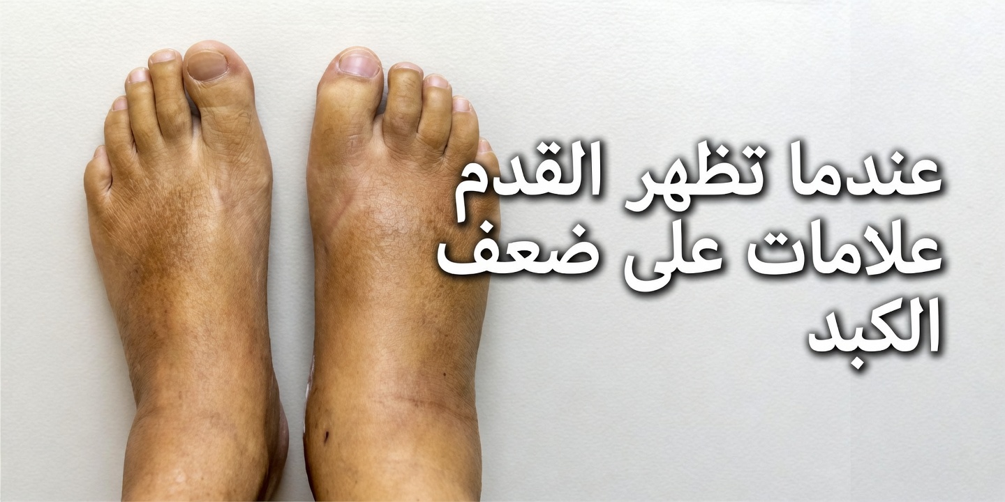 كيف تحذّرك قدماك من مشكلات الكبد: لا تفوّت هذه العلامات الخفية