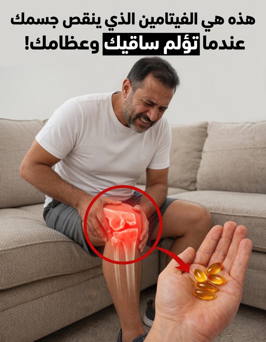 هذا هو الفيتامين الذي يفتقده جسمك عندما تؤلمك ساقاك وعظامك