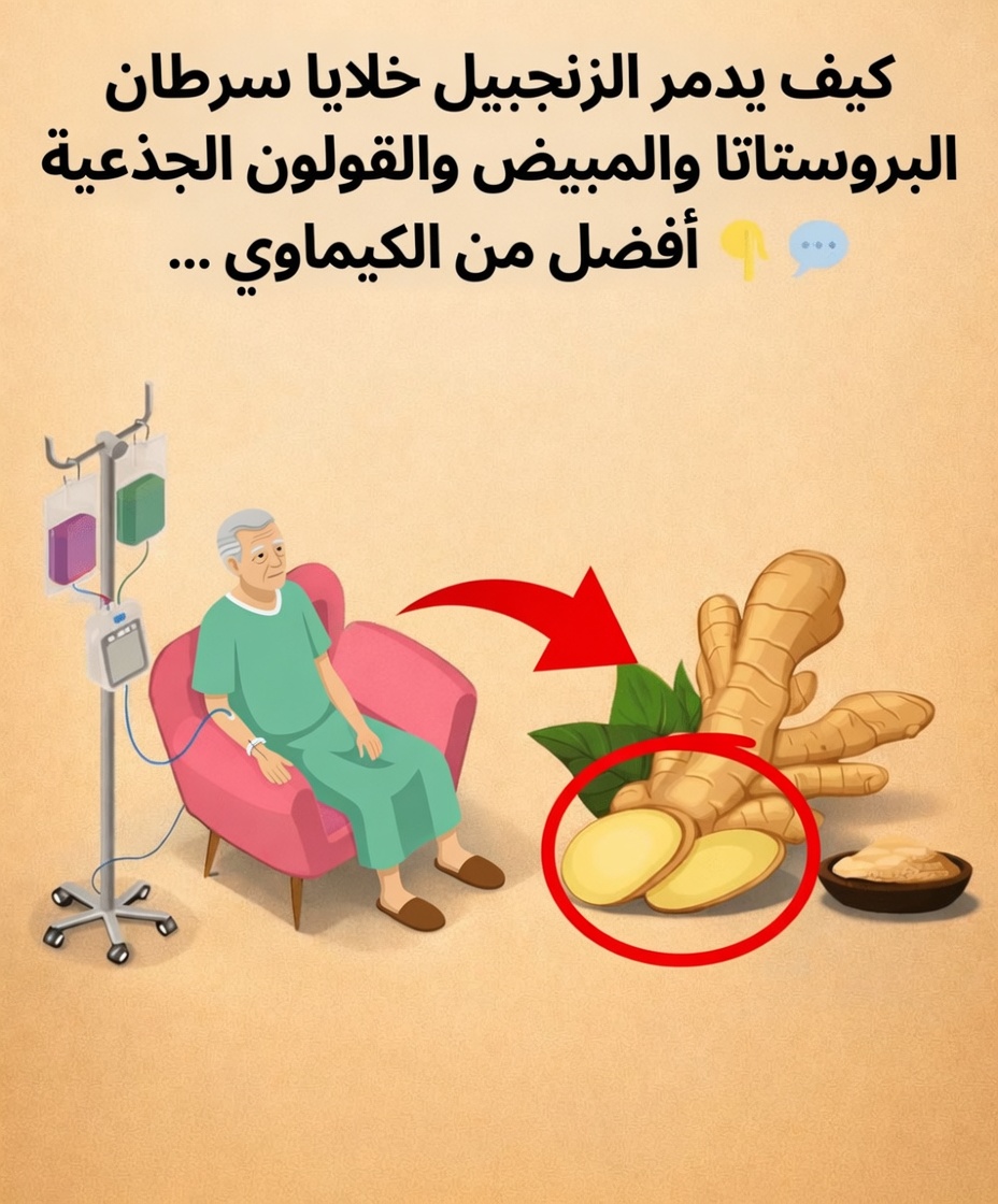 كيف يستهدف الزنجبيل الخلايا الجذعية السرطانية في سرطان البروستاتا والمبيض والقولون بشكل أفضل من العلاج الكيميائي