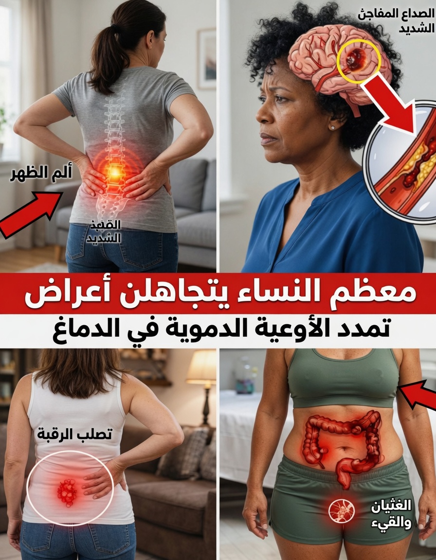 نساء فوق الستين: هل يمكن أن تكون علامات التحذير العشر لتمدد الأوعية الدموية في الدماغ سهلة التفويت؟