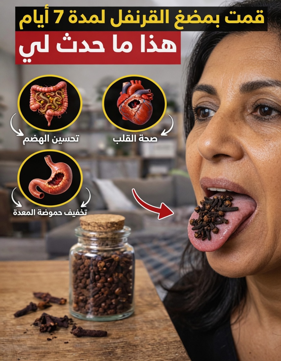 لقد مضغتُ القرنفل لمدة 7 أيام: عادة يومية مفاجئة يتجاهلها كثير من كبار السن