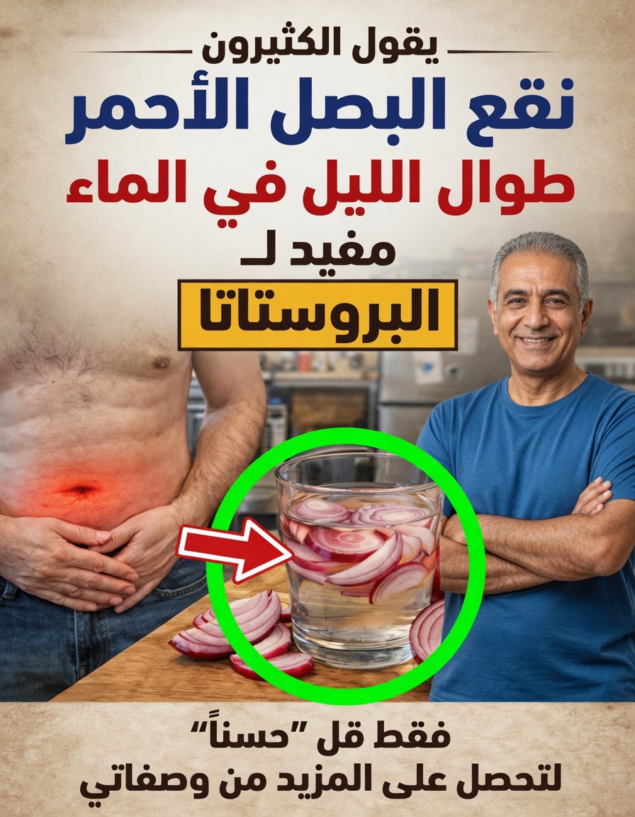 عادة البصل الأحمر بعد سن الخمسين؟ نصيحة مفاجئة يجب أن يعرفها الرجال