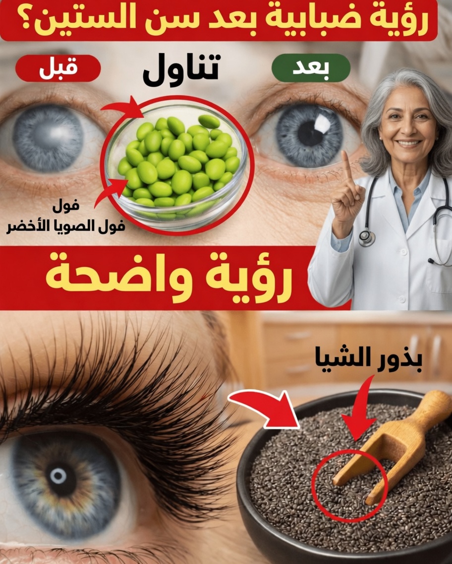 هل تجاوزت الستين؟ ثلاثة أطعمة يومية قد تدعم وضوح الرؤية مع التقدم في العمر