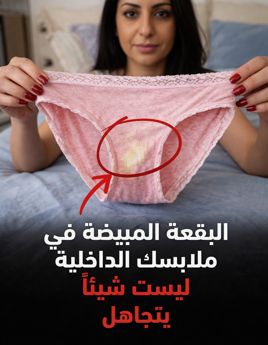 لماذا تتحول الملابس الداخلية إلى اللون الأبيض في المنتصف؟ إشارة جسدية صامتة تتجاهلها كثير من النساء