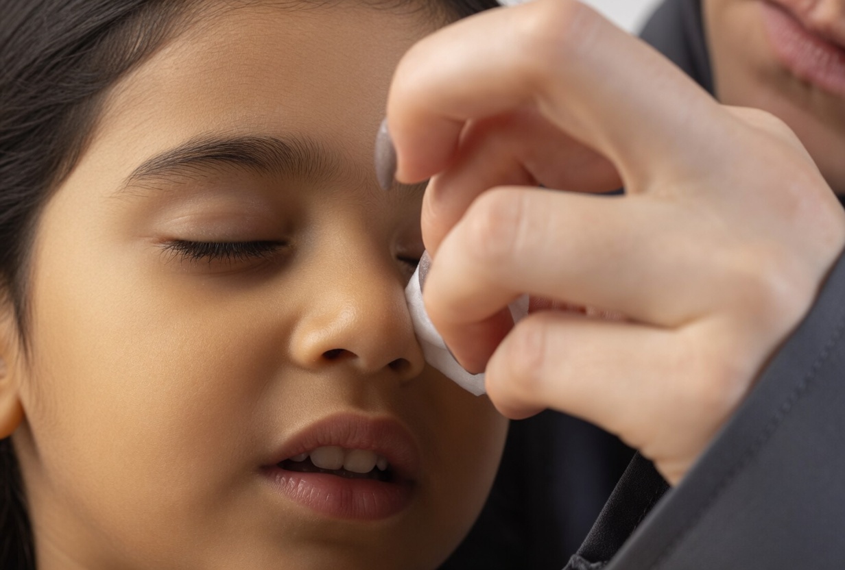 هل التصقَت عين طفلك الصغير وأُغلِقَت بسبب إفرازات صفراء؟ نصائح لطيفة لتنظيفها في المنزل ينبغي على الآباء معرفتها