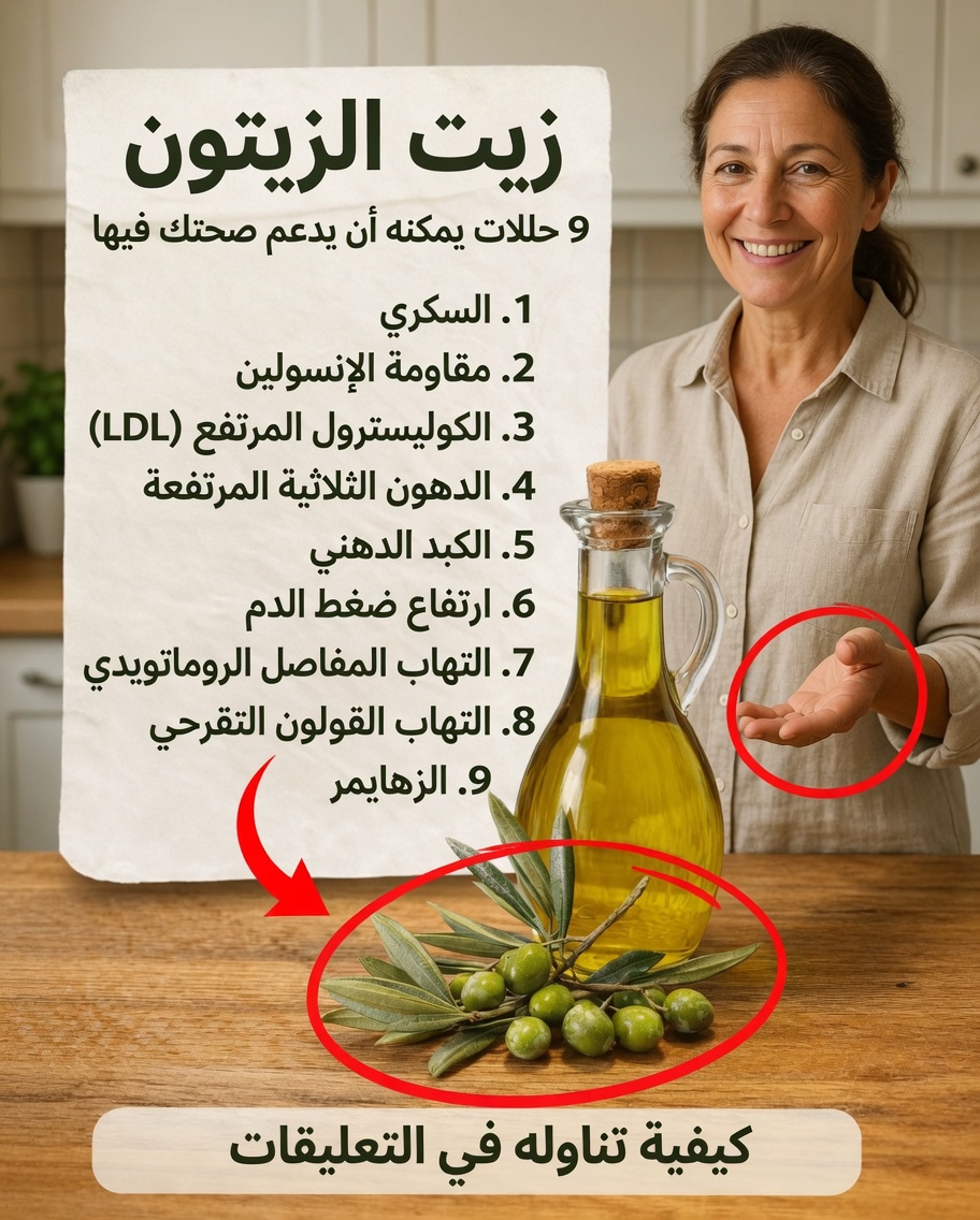 زيت الزيتون والليمون لتحسين الدورة الدموية: لماذا يتحدث كبار السن عن هذه العادة الصباحية؟