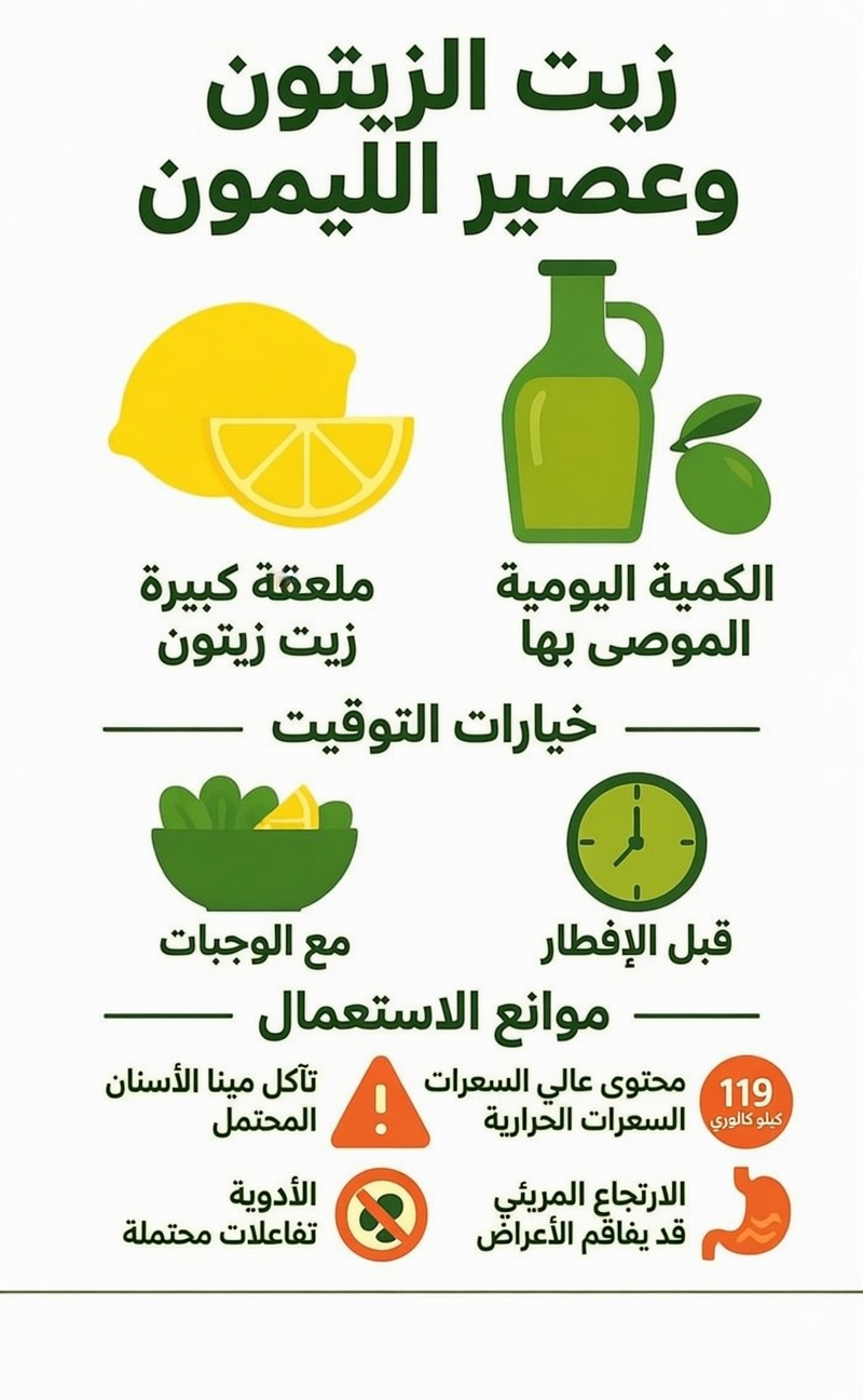 زيت الزيتون والليمون لتحسين الدورة الدموية: لماذا يتحدث كبار السن عن هذه العادة الصباحية؟