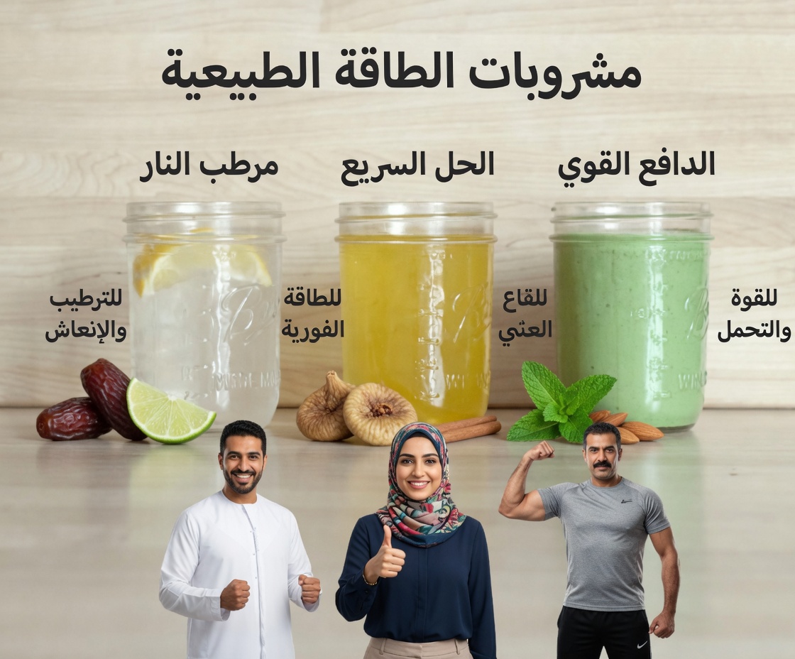 منشط الطاقة الطبيعي: عزّز حيويتك بمكونات طبيعية