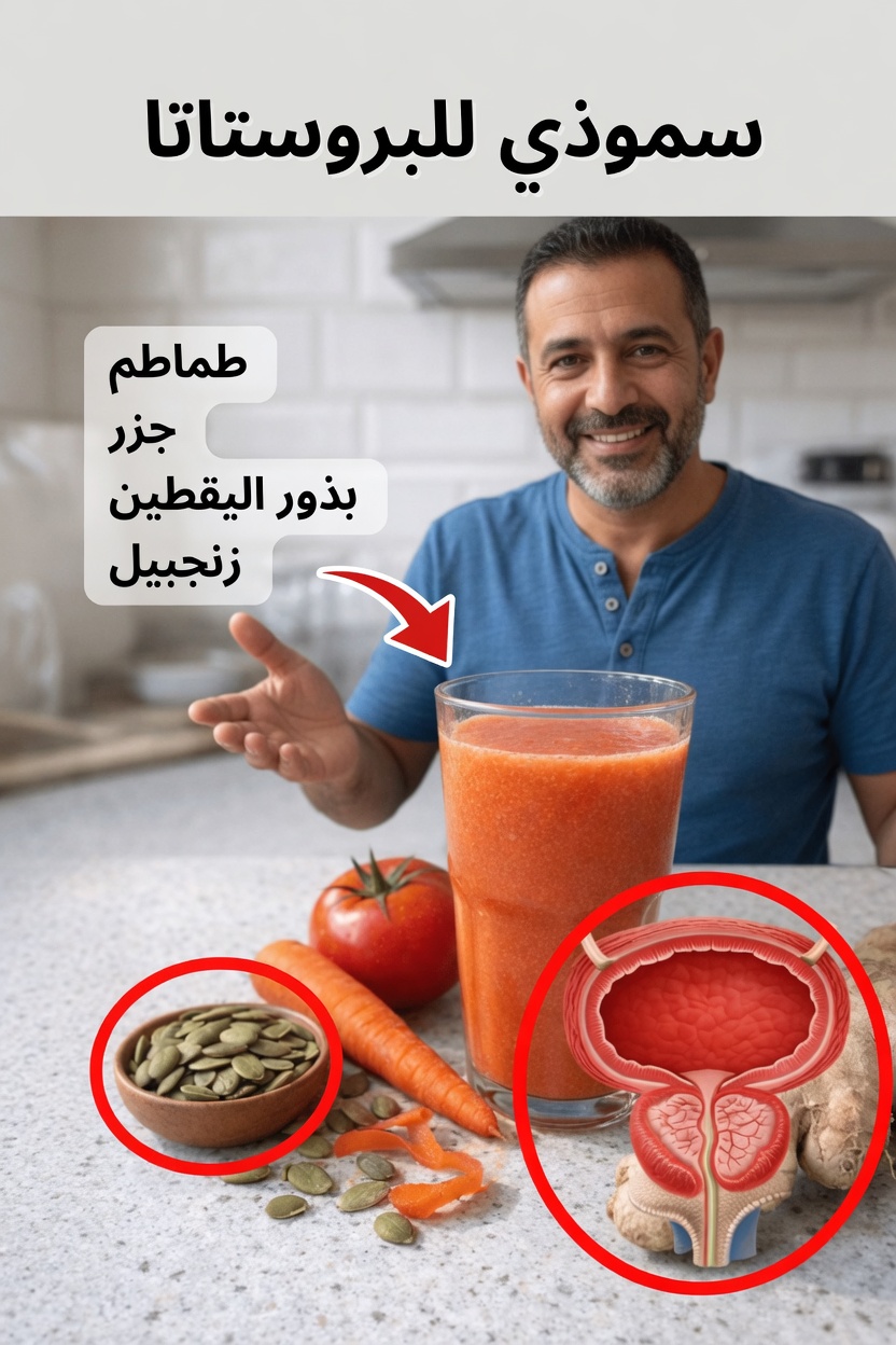 احمِ صحة البروستاتا لديك اليوم: وصفة سموثي سهلة بالطماطم والجزر