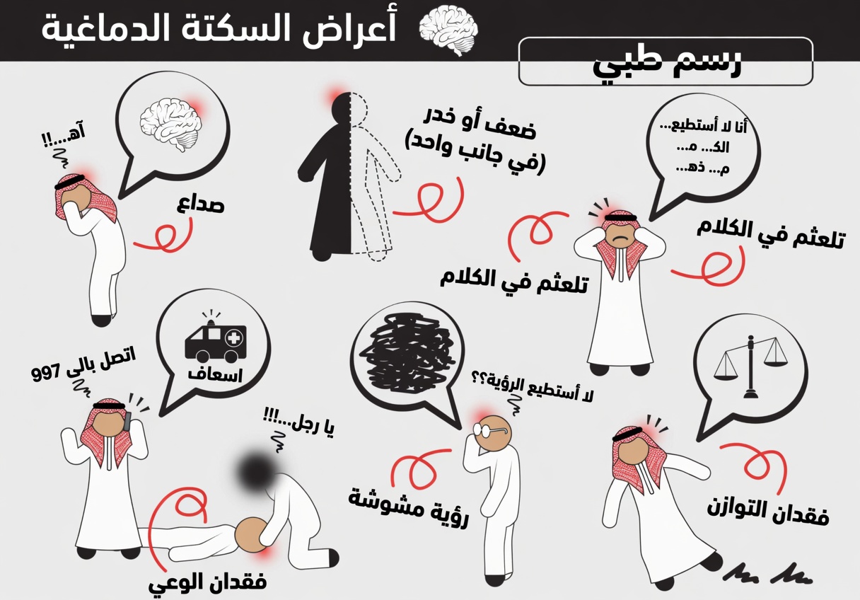 ٨ علامات تحذيرية للسكتة الدماغية قد تظهر قبل شهر من ملاحظة معظم الناس