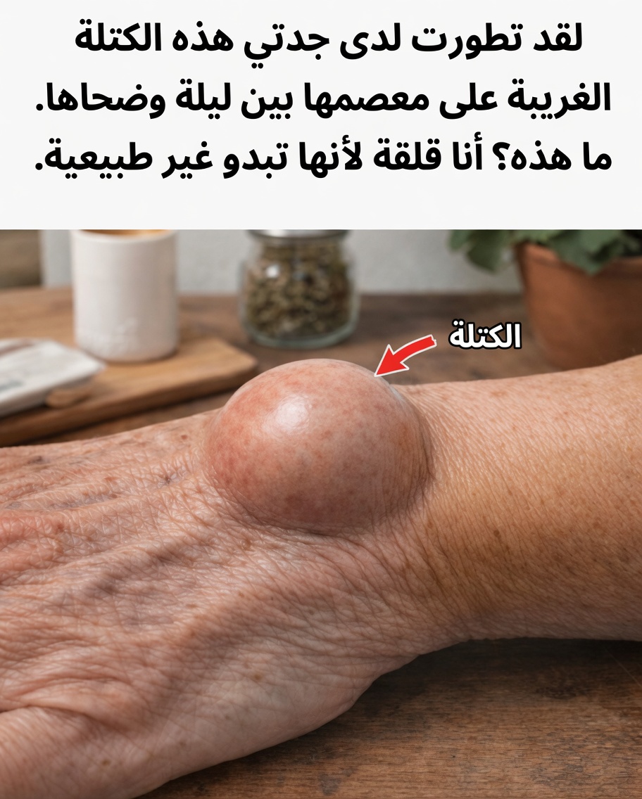كتلة غريبة على المعصم بين ليلة وضحاها؟ ما الذي ينبغي لكبار السن معرفته