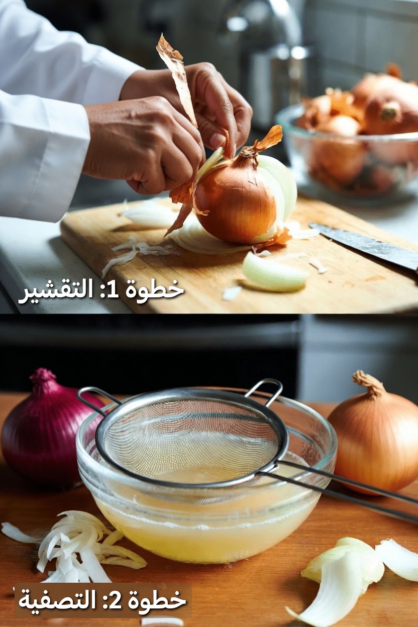 استكشاف ماء البصل لفروة رأسك: طريقة منزلية بسيطة لتجديد روتين العناية بشعرك