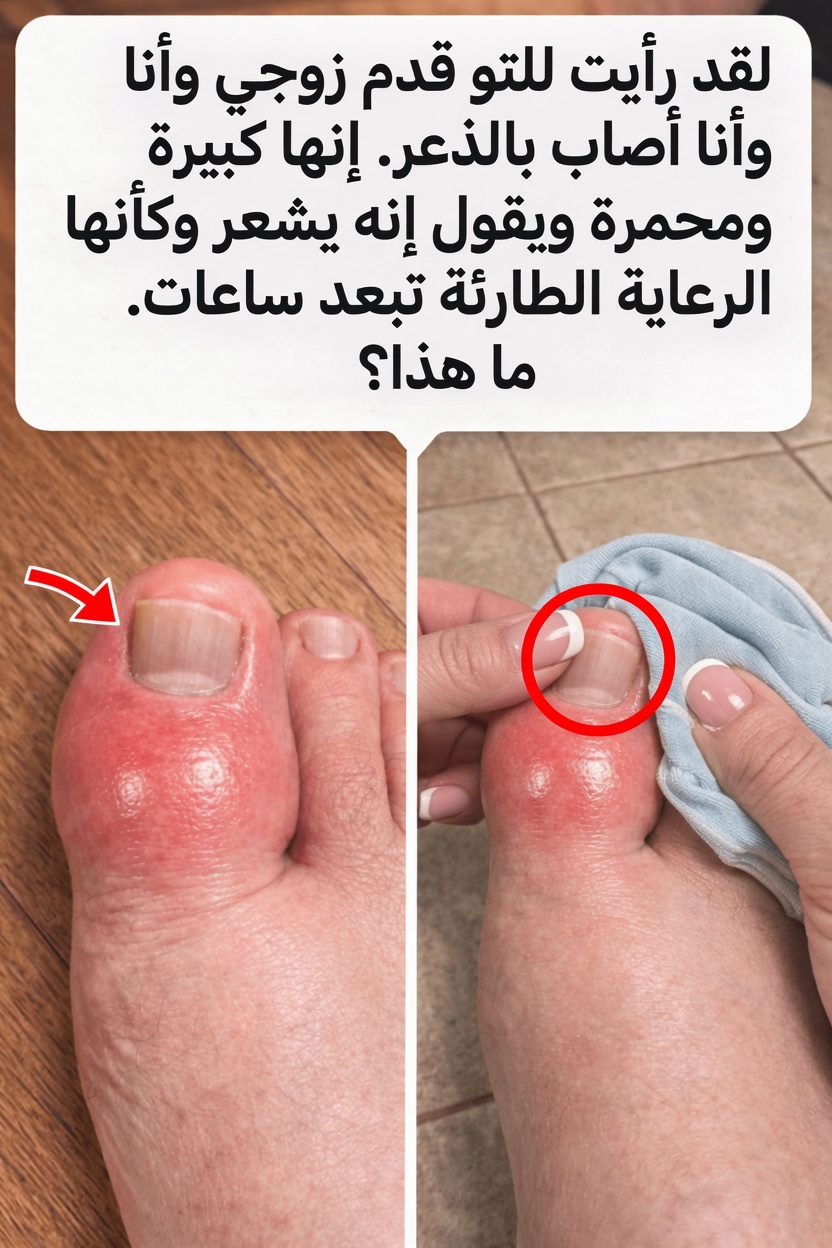 ماذا يعني إذا أصبحت قدمك فجأة حمراء ومتورمة وتشعر وكأنها تحترق؟