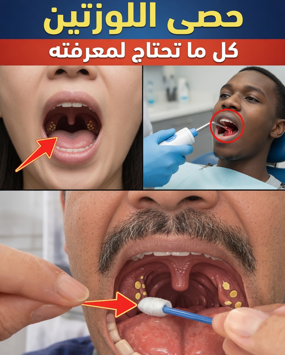 حصوات اللوزتين: دليل شامل لفهم هذه التكوّنات الشائعة في الحلق وإدارتها