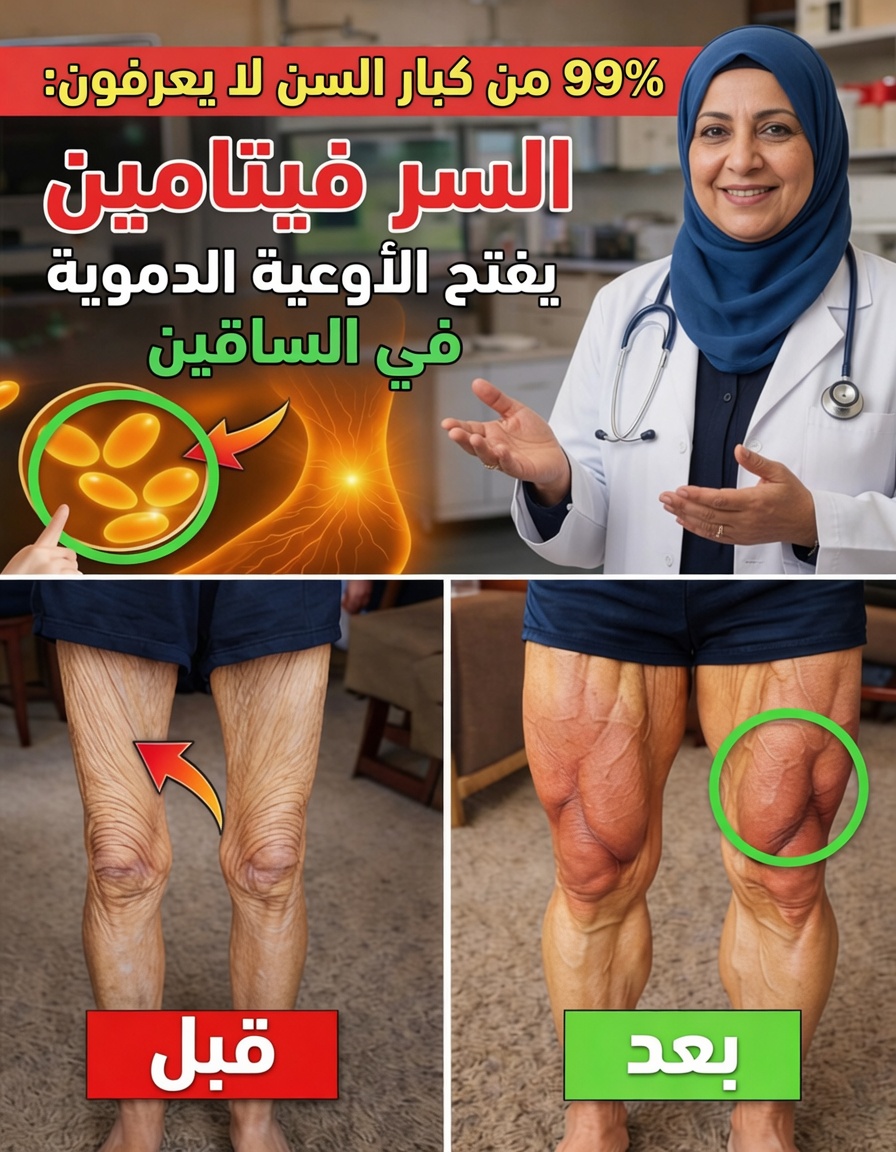 أفضل 3 فيتامينات لدعم قوة الساقين وتقليل التشنجات الليلية لدى كبار السن بشكل طبيعي