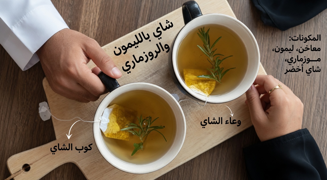 الكركم والقرفة وإكليل الجبل: الوصفة النهائية لشاي الديتوكس لتجربتها الليلة