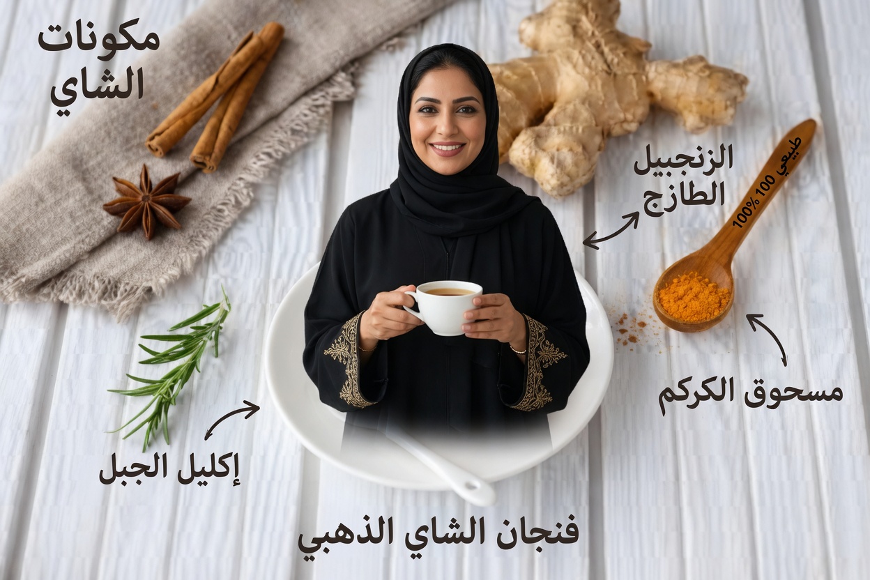 الكركم والقرفة وإكليل الجبل: الوصفة النهائية لشاي الديتوكس لتجربتها الليلة