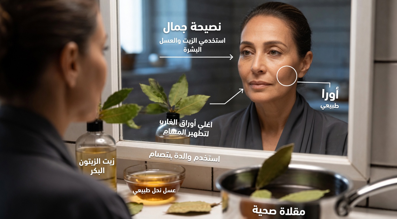 سرّ ورقة البشرة الناعمة: علاج ورق الغار الذي يمحو التجاعيد طبيعيًا بين ليلة وضحاها