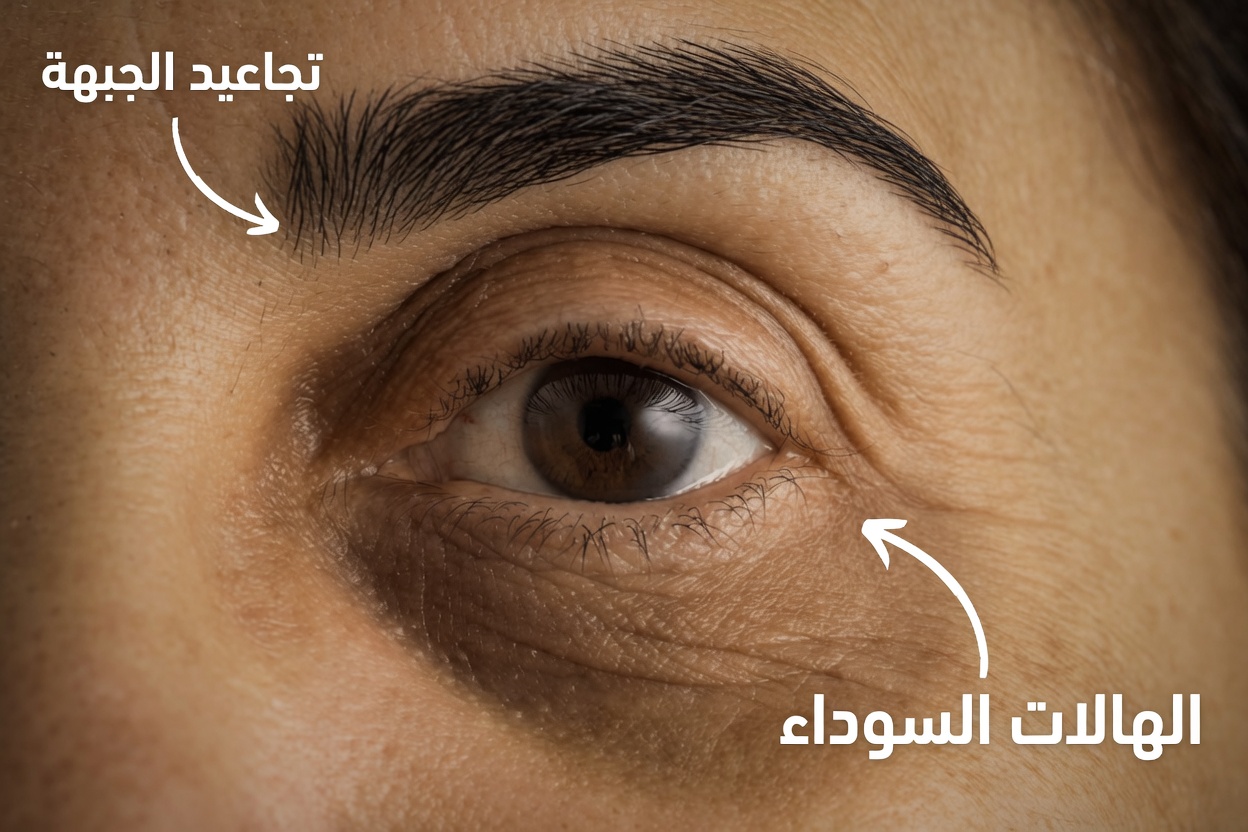 تخلّص من أكياس تحت العين في 3 أيام فقط: اقضِ على الهالات السوداء والتجاعيد والانتفاخ نهائيًا