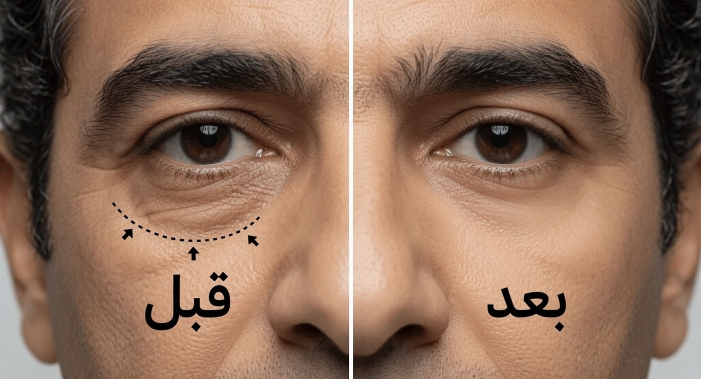 تخلّص من أكياس تحت العين في 3 أيام فقط: اقضِ على الهالات السوداء والتجاعيد والانتفاخ نهائيًا