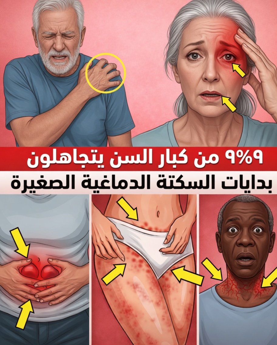 هل عمرك فوق 60؟ إليك 10 أعراض صامتة للسكتة الدماغية المصغّرة يتجاهلها معظم الناس (خصوصًا رقم 4)