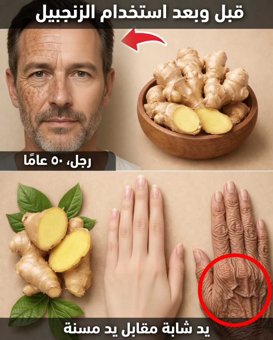 اكتشفي توهج الزنجبيل الخفي الذي يغير البشرة بعد سن الأربعين (قبل وبعد: دليل بالصور بالداخل)
