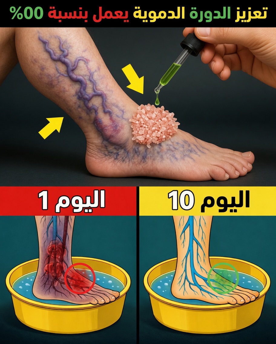 هل تجاوزت الستين؟ هل تعاني من برودة القدمين أو الوخز أو التورّم؟ قد يساعد هذا المنقوع الطبيعي للقدمين في دعم دورة دموية أفضل وراحة أكبر