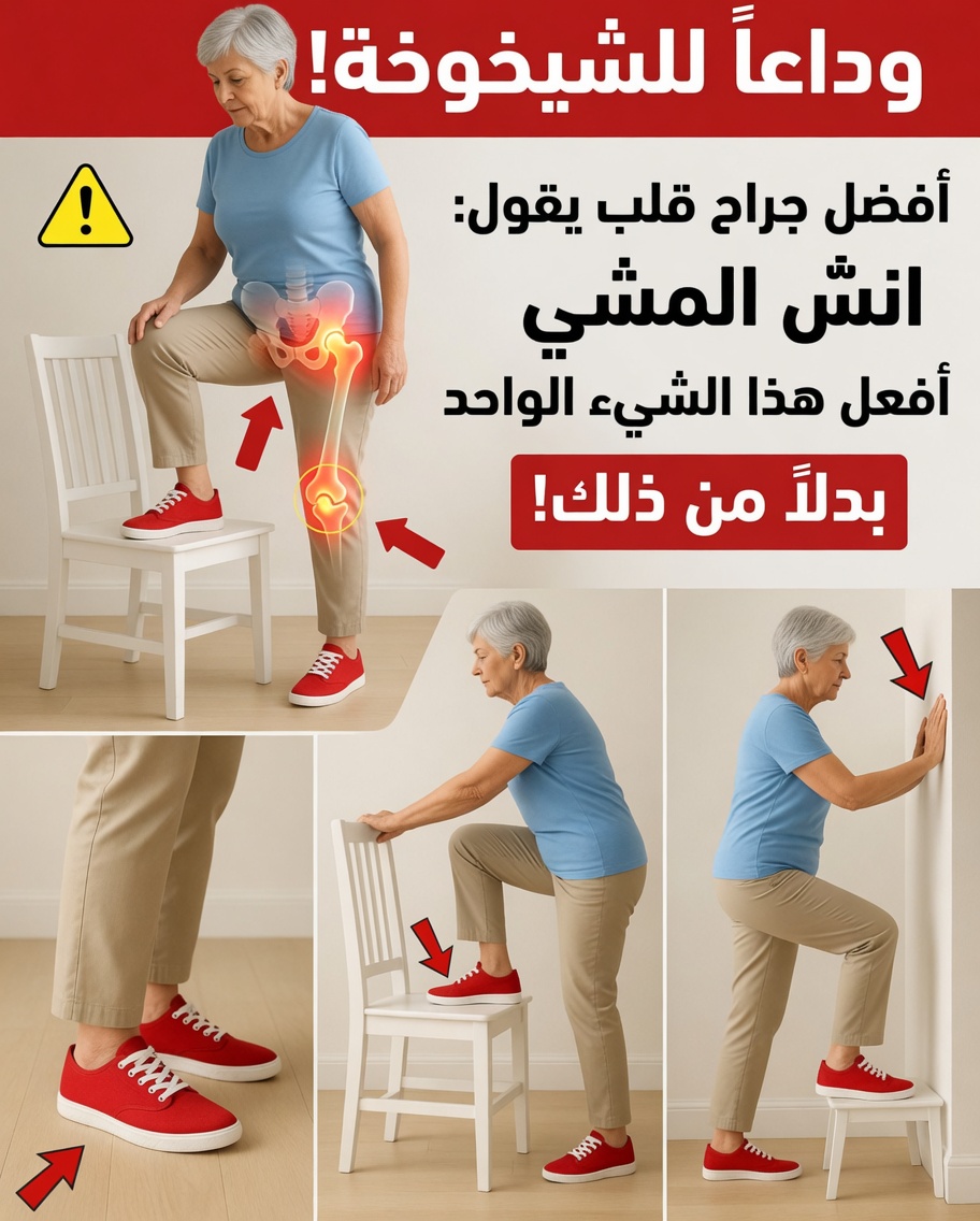 هل عمرك فوق 75 عامًا؟ لماذا قد لا يكون المشي وحده كافيًا لدعم القوة والتوازن بالكامل – جرّب هذه التمارين الخمسة البسيطة