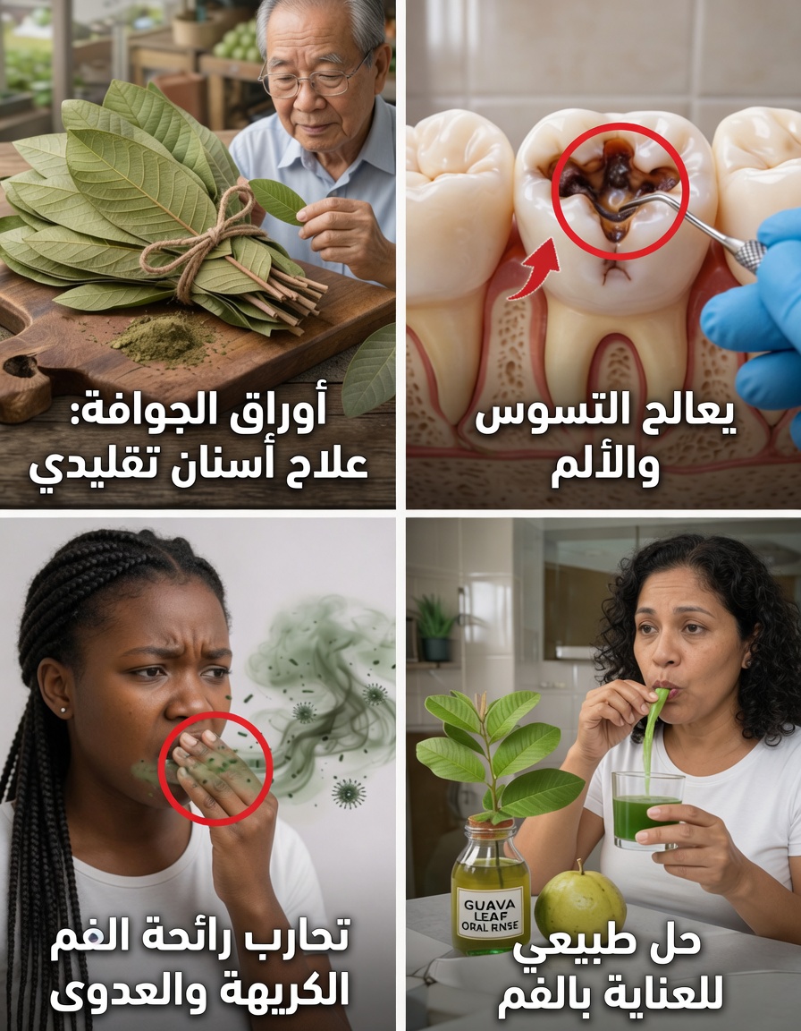 اكتشف 3 عادات بسيطة باستخدام أوراق الجوافة لدعم فم أنظف وأسنان أكثر صحة بشكل طبيعي