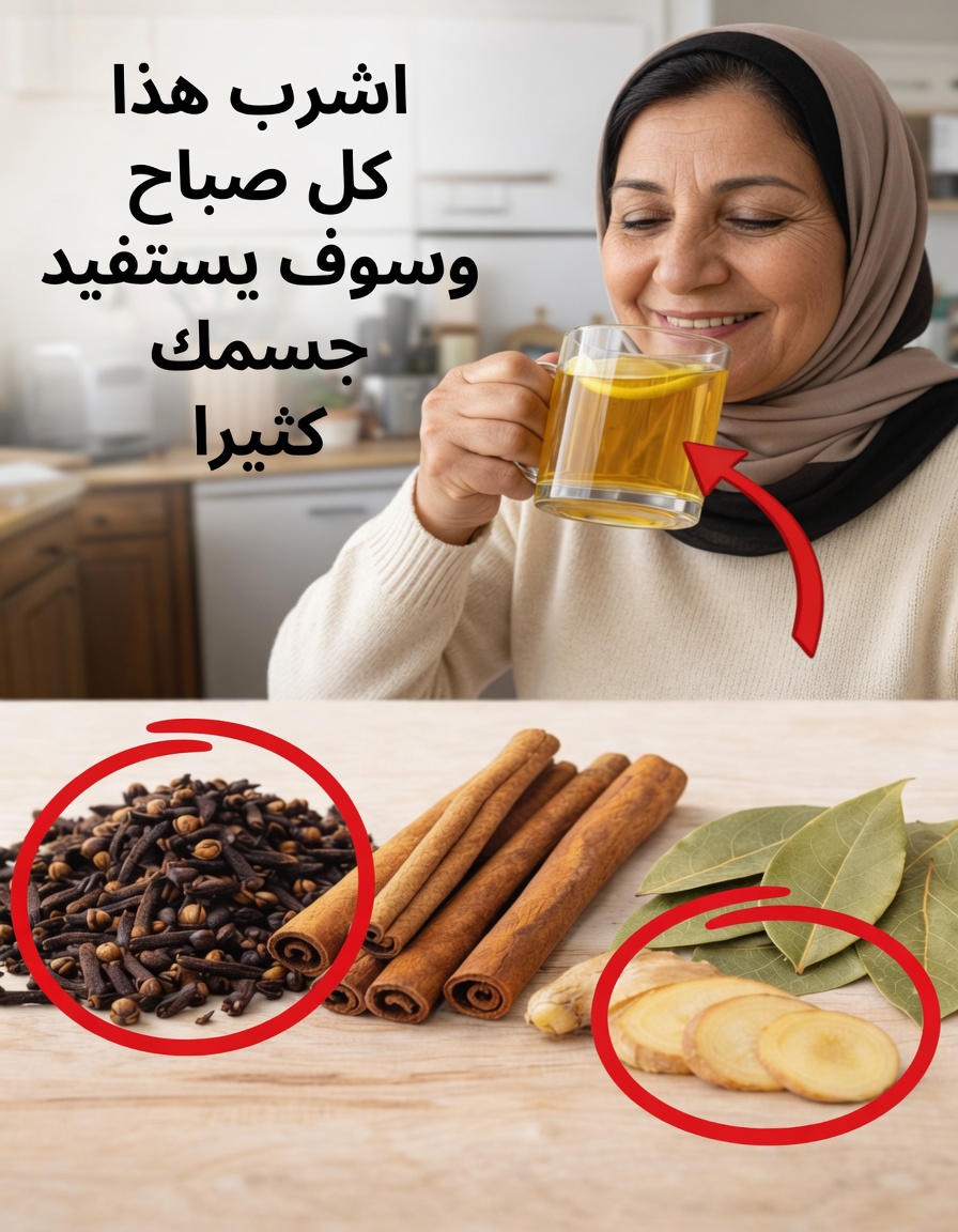 اكتشف الخطوات البسيطة لتحضير شاي القرنفل والقرفة وورق الغار والزنجبيل الدافئ كل صباح لبداية لطيفة