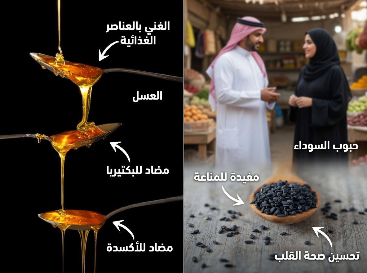 اكتشف الطقس اليومي البسيط لخلط زيت حبة البركة والعسل لدعم العافية المحتمل