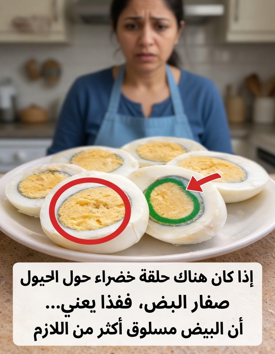 لماذا تُكوِّن البيضات المسلوقة جيدًا حلقة خضراء حول الصفار؟ اكتشف العلم ونصائح الوقاية