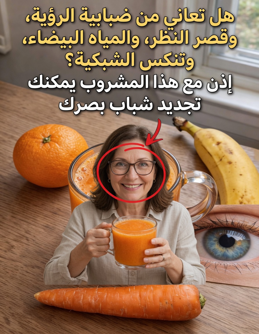 اكتشف وصفة مشروب بسيطة من الجزر والبرتقال والموز لدعم صحة عينيك طبيعيًا