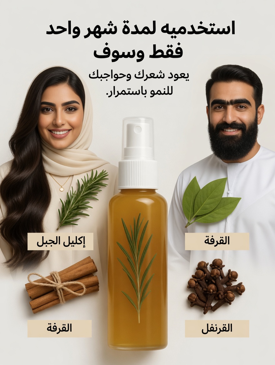 القرنفل وإكليل الجبل والزنجبيل: تونك بسيط من 3 مكونات لنمو الشعر يُذهل الناس (أفضل من الألوفيرا؟)