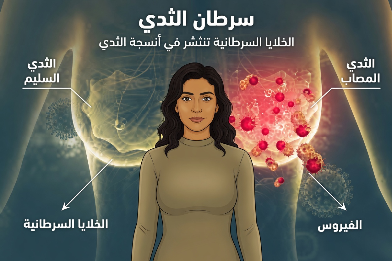التعرّف على أكثر أعراض سرطان الثدي شيوعًا التي تميل كثير من النساء إلى تجاهلها