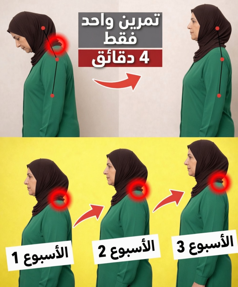 كيفية تصحيح وضعية الرأس المتقدمة بعد سن الستين في 4 دقائق فقط – الروتين اللطيف الذي يقسم به أقدم طبيب في اليابان