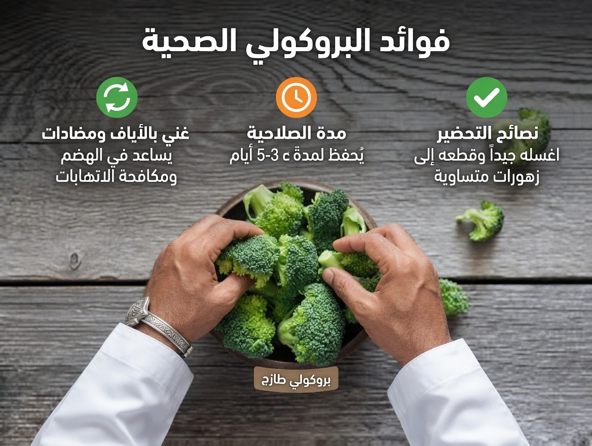 يكشف الأطباء أن البروكلي الأخضر يسبب... شاهد المزيد