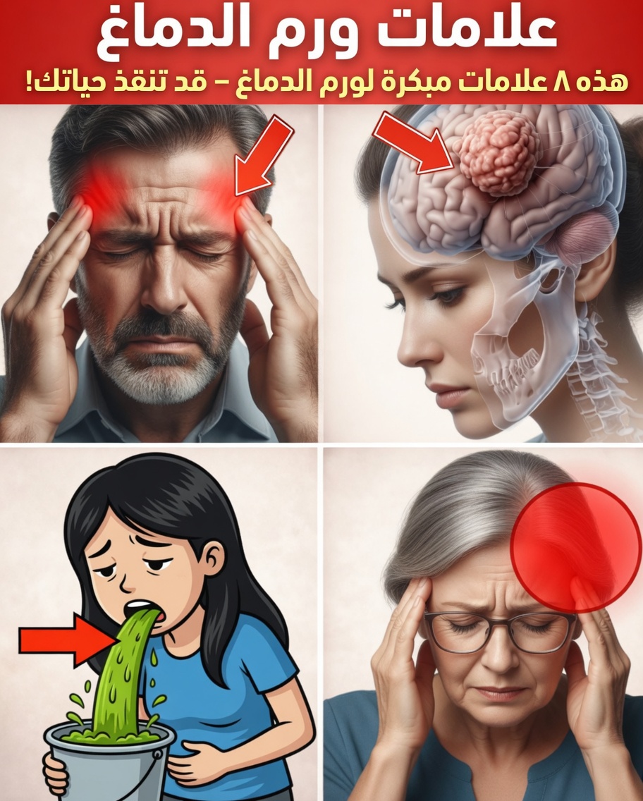 لا تفوّت هذه العلامات التحذيرية الثماني المبكرة لورمٍ في الدماغ – فالتعرّف عليها قد ينقذ حياتك
