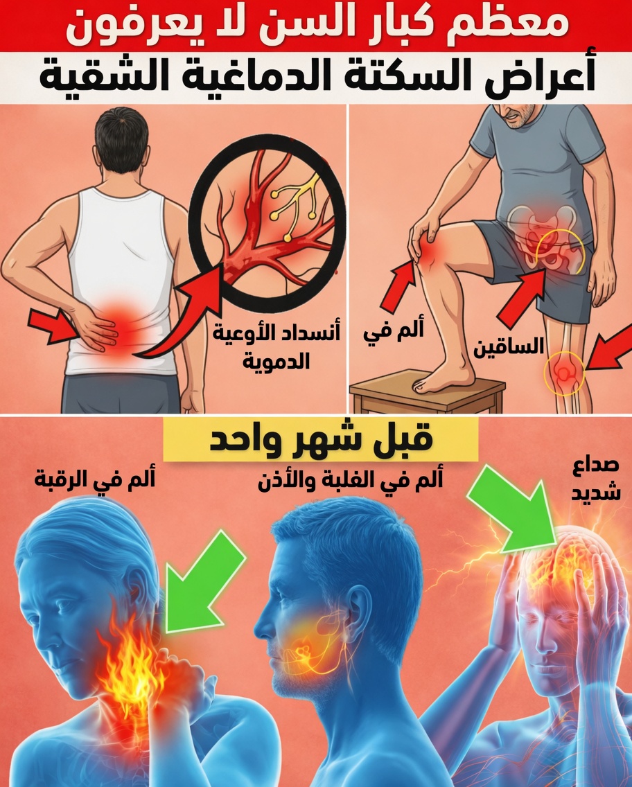 7 علامات تحذيرية مُهملة للسكتة الدماغية اللاكونية لدى الأشخاص فوق 60 عامًا (الجميع يتجاهل رقم 4)