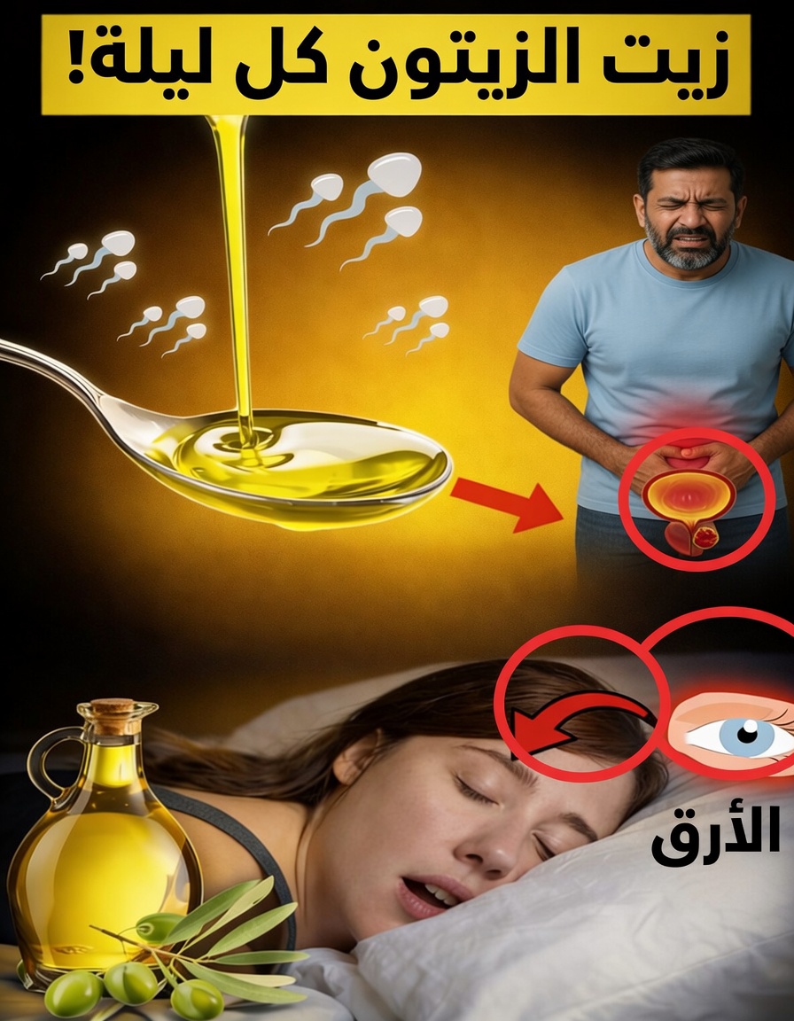 الطقس الليلي الذي يغيّر حياة الناس: ماذا يحدث عندما تشرب زيت الزيتون قبل النوم