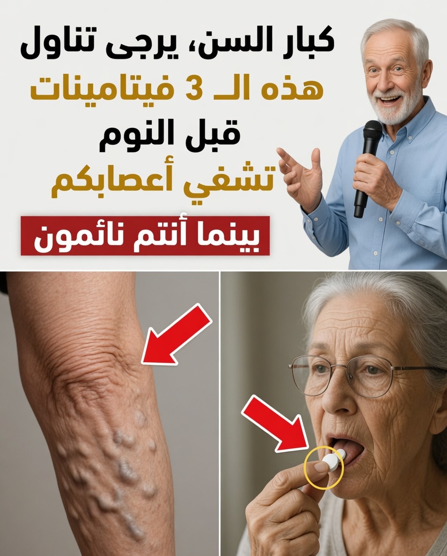 3 فيتامينات بسيطة قبل النوم قد تساعد في دعم قوة الساقين والقدرة على الحركة بعد سن الستين