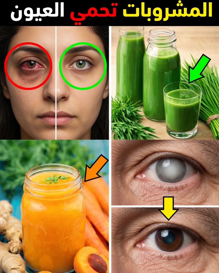 8 مشروبات معجزة تحمي العينين وتُصلح البصر