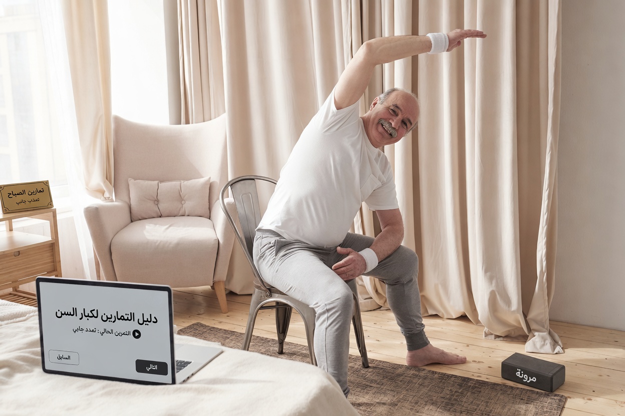 5 تمارين منخفضة التأثير غالبًا ما يوصي بها الجرّاحون للبالغين فوق 60 عامًا لدعم القوة والتوازن