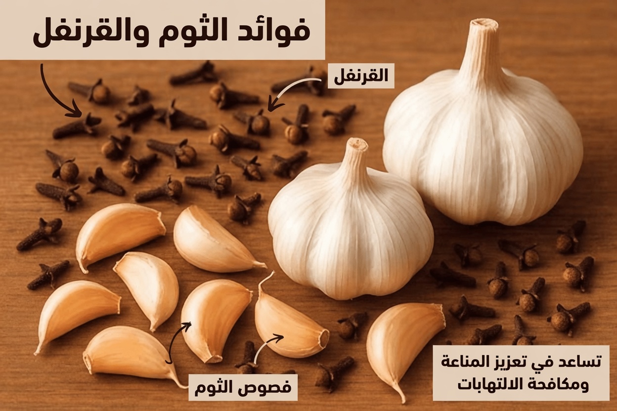 زيت الثوم وزيت القرنفل: علاج منزلي طبيعي لدعم دوالي الساقين وتحسين الدورة الدموية في الساقين