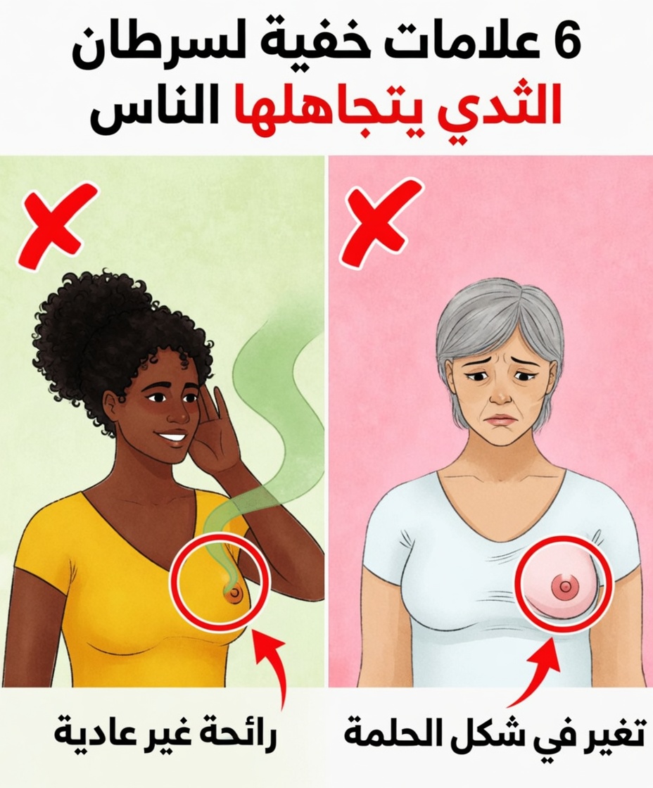 6 علامات خفية لسرطان الثدي يميل الناس إلى تجاهلها